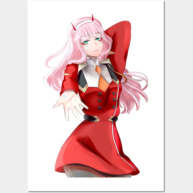 ZeroTwo Wall Art by Lau_Art